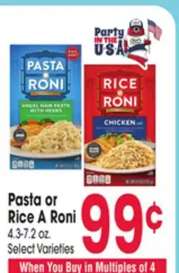 Jewel-Osco Pasta or Rice A Roni offer