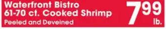 Jewel-Osco Waterfront Bistro 61-70 ct. Cooked Shrimp offer