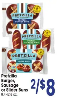 Jewel-Osco Pretzilla Burger, Sausage or Slider Buns offer