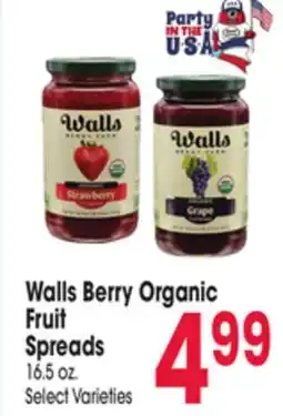 Jewel-Osco Walls Berry Organic Fruit Spreads offer