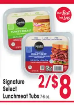 Jewel-Osco Signature Select Lunchmeat Tub offer