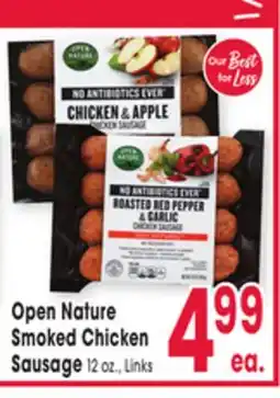 Jewel-Osco Open Nature Smoked Chicken Sausage offer