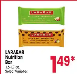 Jewel-Osco LARABAR Nutrition Bar offer