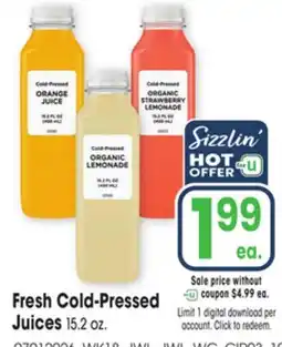 Jewel-Osco Fresh Cold-Pressed Juices offer