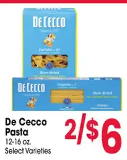 Jewel-Osco De Cecco Pasta offer