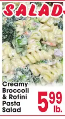 Jewel-Osco Creamy Broccoli & Rotini Pasta Salad offer