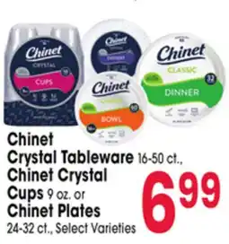 Jewel-Osco Chinet Crystal Tableware offer