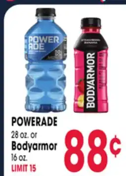 Jewel-Osco POWERADE 28 oz. or Bodyarmor 16 oz offer