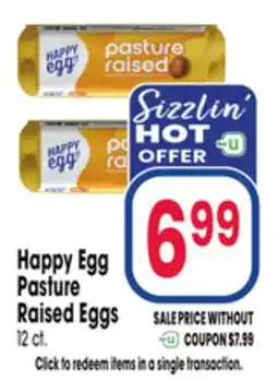 Jewel-Osco Happy Egg Pasture Raised Eggs offer