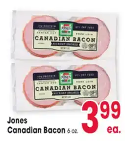 Jewel-Osco Jones Canadian Bacon offer