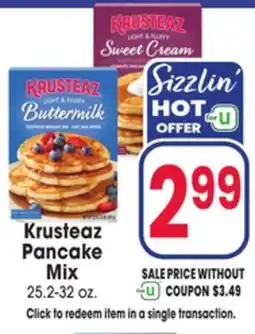 Jewel-Osco Krusteaz Pancake Mix offer