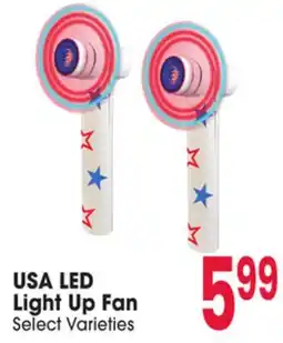 Jewel-Osco USA LED Light Up Fan offer