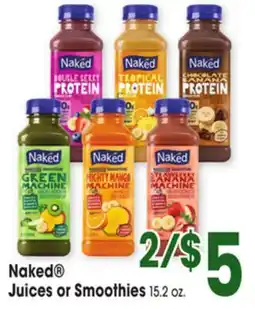 Jewel-Osco Naked Juices or Smoothies offer