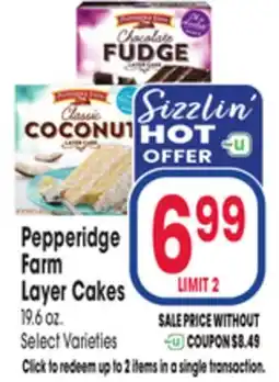 Jewel-Osco Pepperidge Farm Layer Cakes offer