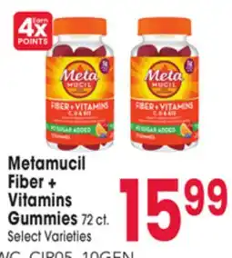 Jewel-Osco Metamucil Fiber + Vitamins Gummies offer