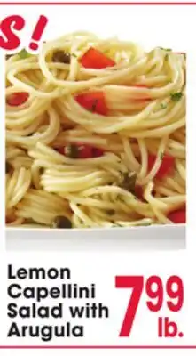 Jewel-Osco Lemon Capellini Salad with Arugula offer