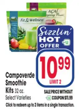 Jewel-Osco Campoverde Smoothie Kits offer