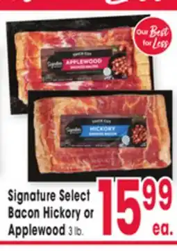 Jewel-Osco Signature Select Bacon Hickory or Applewood offer
