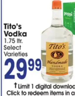 Jewel-Osco Tito's Vodka offer