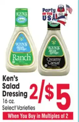 Jewel-Osco Ken's Salad Dressing offer