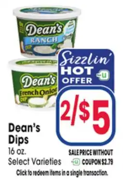 Jewel-Osco Dean's Dips offer