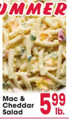 Jewel-Osco Mac & Cheddar Salad offer
