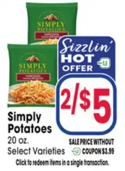 Jewel-Osco Simply Potatoes offer