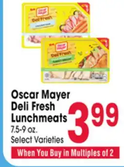 Jewel-Osco Oscar Mayer Deli Fresh Lunchmeats offer