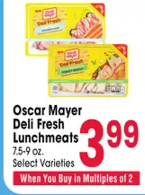 Jewel-Osco Oscar Mayer Deli Fresh Lunchmeats offer
