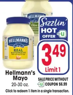 Jewel-Osco Hellmann's Mayo offer