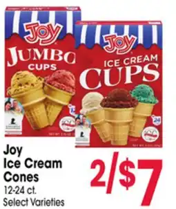 Jewel-Osco Joy Ice Cream Cones offer