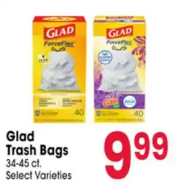 Jewel-Osco Glad Trash Bags offer