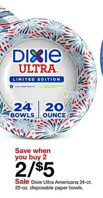 Target Dixie Ultra Americana 24-ct, 20-oz offer