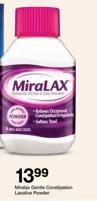 Target MiraLAX Gentle Constipation Laxative Powder offer