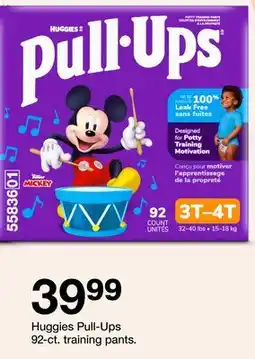 Target Huggies Pull-Ups 92-count training pants offer