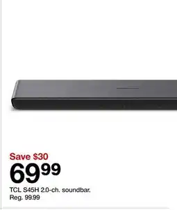 Target TCL S45H 2.0-ch. soundbar offer
