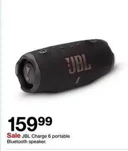 Target JBL Charge 6 portable Bluetooth speaker offer