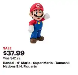 Best Buy Bandai - 4 Mario - Super Mario - Tamashii Nations S.H. Figuarts offer
