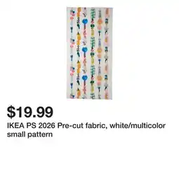 Ikea IKEA PS 2026 Pre-cut fabric, white/multicolor small pattern offer