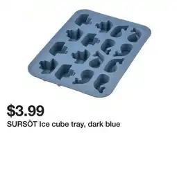 Ikea SURSÖT Ice cube tray, dark blue offer