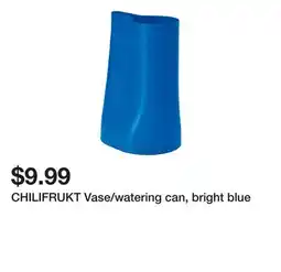 Ikea CHILIFRUKT Vase/watering can, bright blue offer