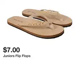 Five Below Juniors Flip Flops offer