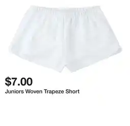 Five Below Juniors Woven Trapeze Short offer