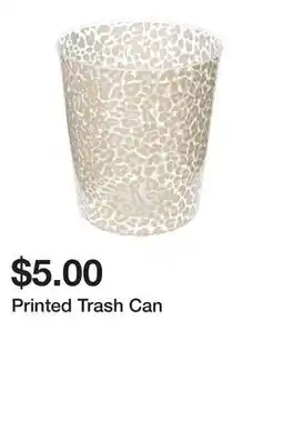 Five Below Printed Trash Can offer