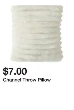 Five Below Channel Throw Pillow offer
