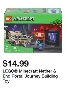 Five Below LEGO Minecraft Nether & End Portal Journey Building Toy offer