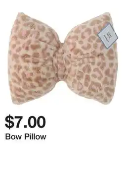 Five Below Bow Pillow offer