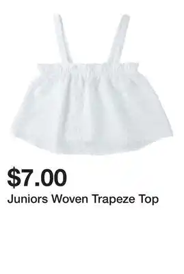 Five Below Juniors Woven Trapeze Top offer