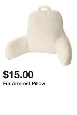 Five Below Fur Armrest Pillow offer