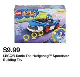 Five Below LEGO Sonic The Hedgehog Speedster Building Toy offer